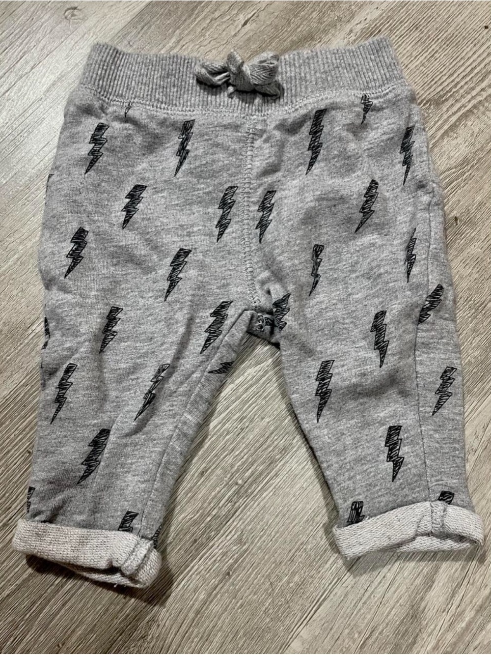 Newborn Grey Lightning Joggers
